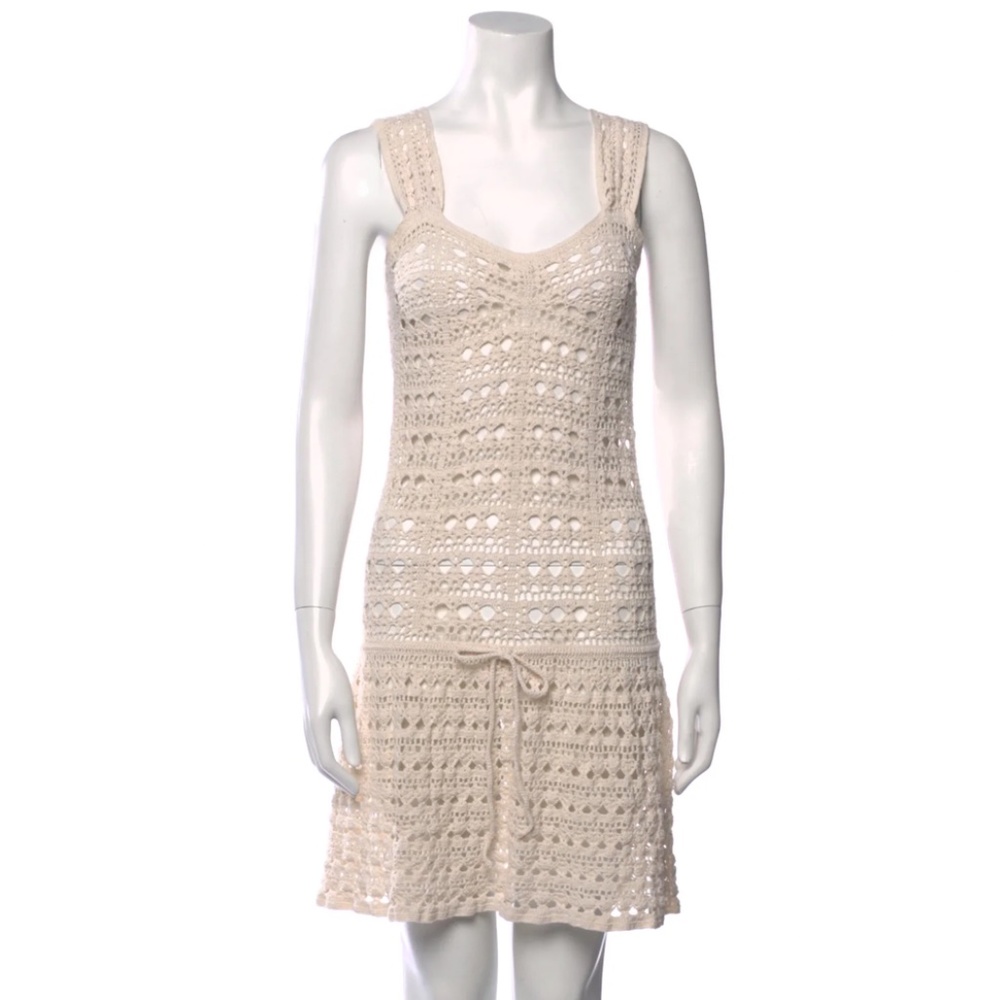 VINCE V-Neck Mini Dress